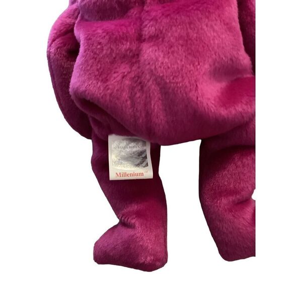 1999 Retired Millenium Bear Ty Beanie Baby Plush Collectible - Picture 11 of 11